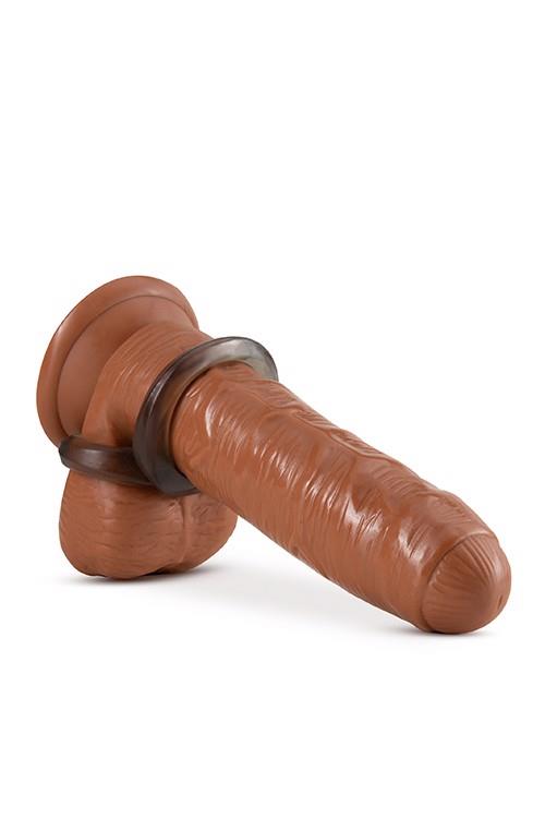 2-Pierścień na penisa jądra podwójny erekcyjny sex-2