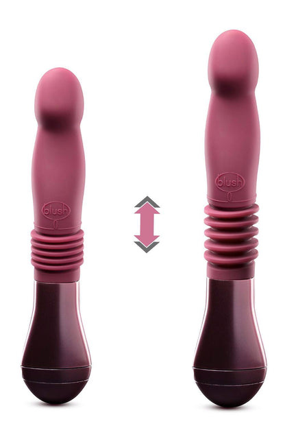 3-TEMPTASIA TRIXIE THRUSTING DILDO WINE-3