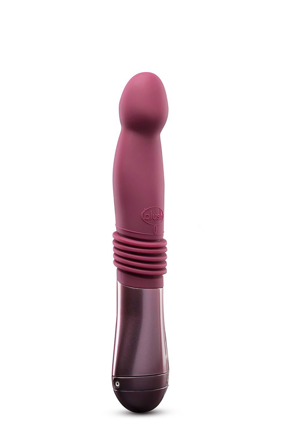 4-TEMPTASIA TRIXIE THRUSTING DILDO WINE-4