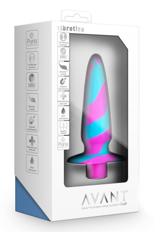 2-Kolorowy silikonowy korek zatyczka analna plug-2