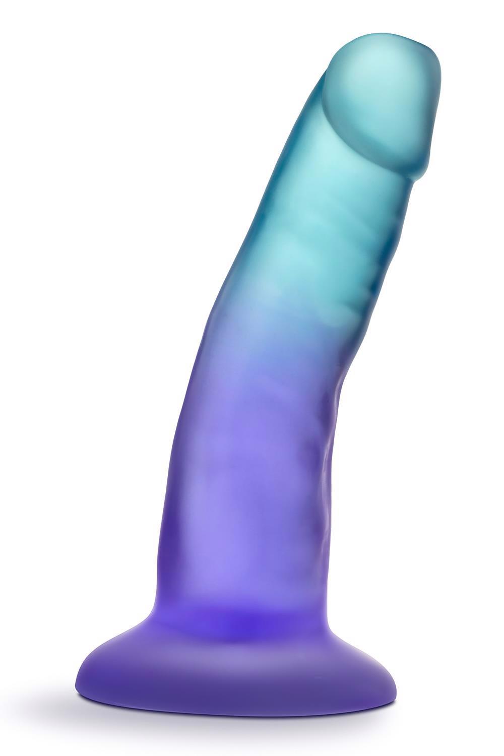 4-B YOURS MORNING DEW 5 INCH DILDO SAPPHIRE-4