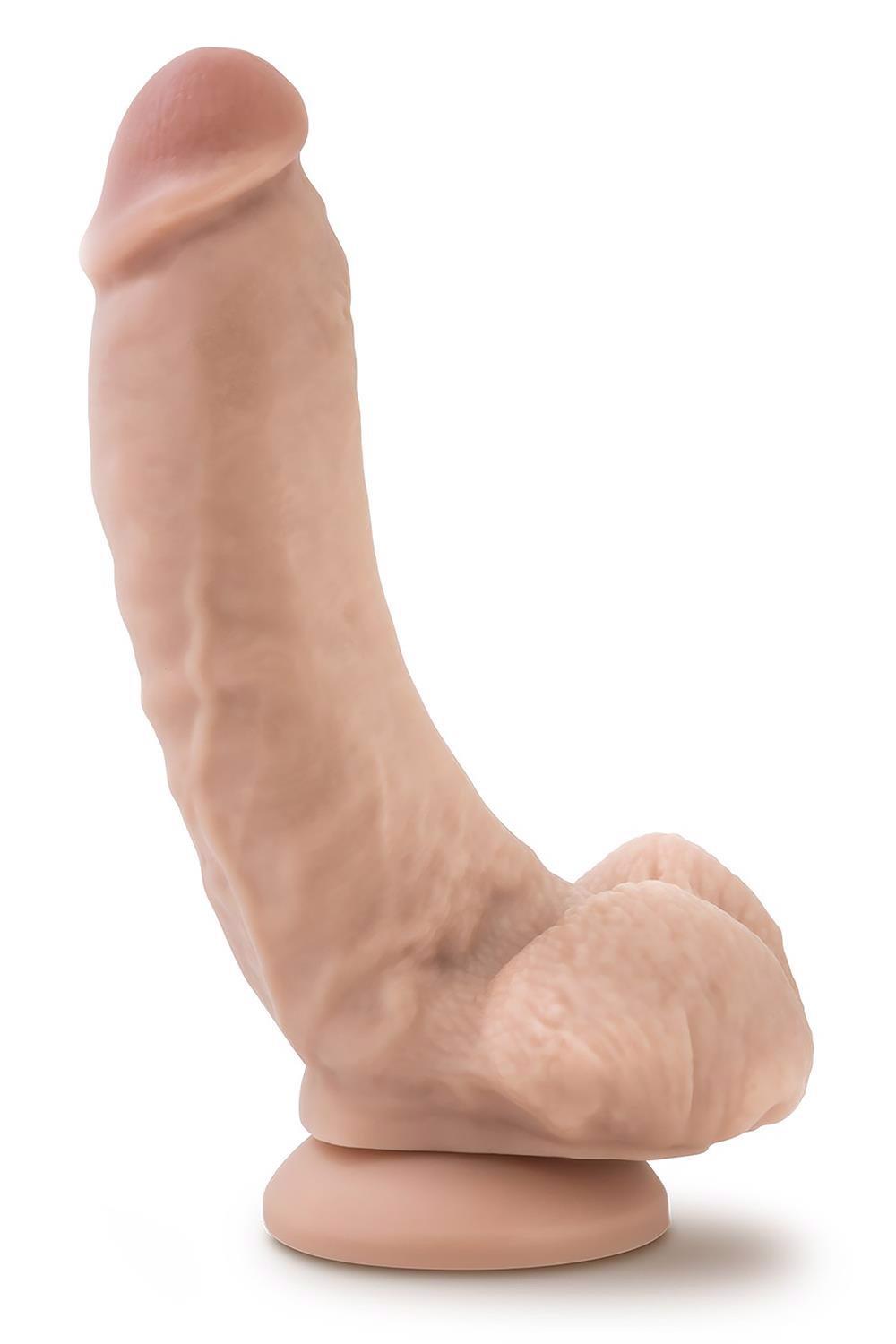 2-DR. SKIN MR. MAYOR 9 INCH DILDO WITH BALLS BEIGE-2