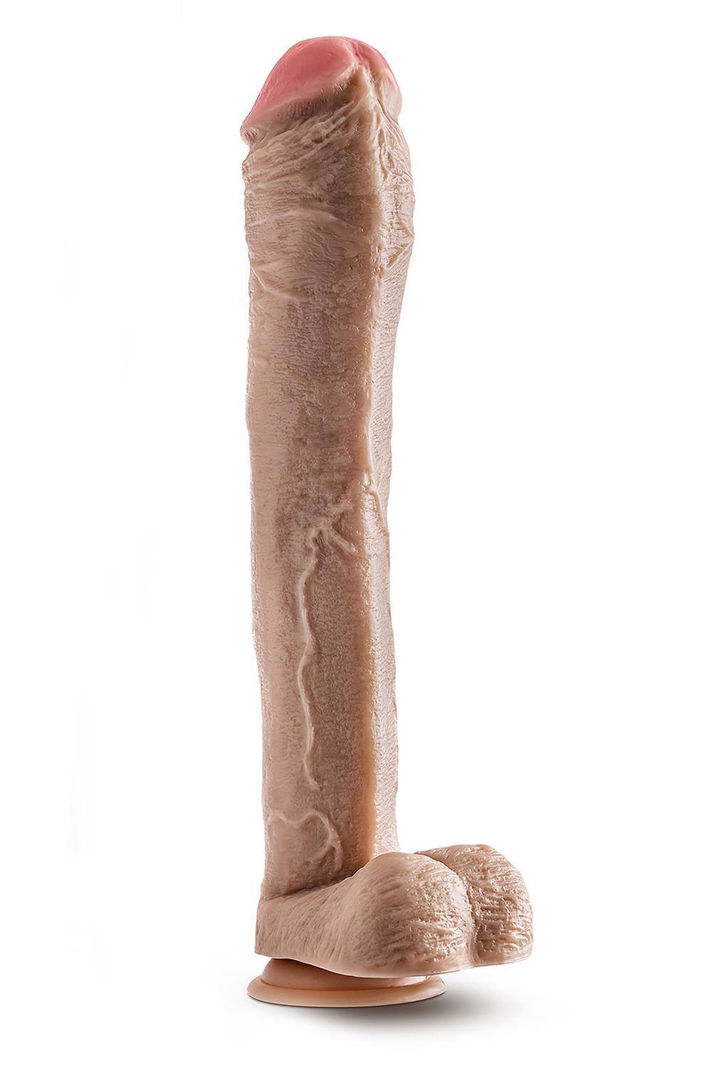 2-Ogromne duże grube dildo realistyczny penis 33cm-2