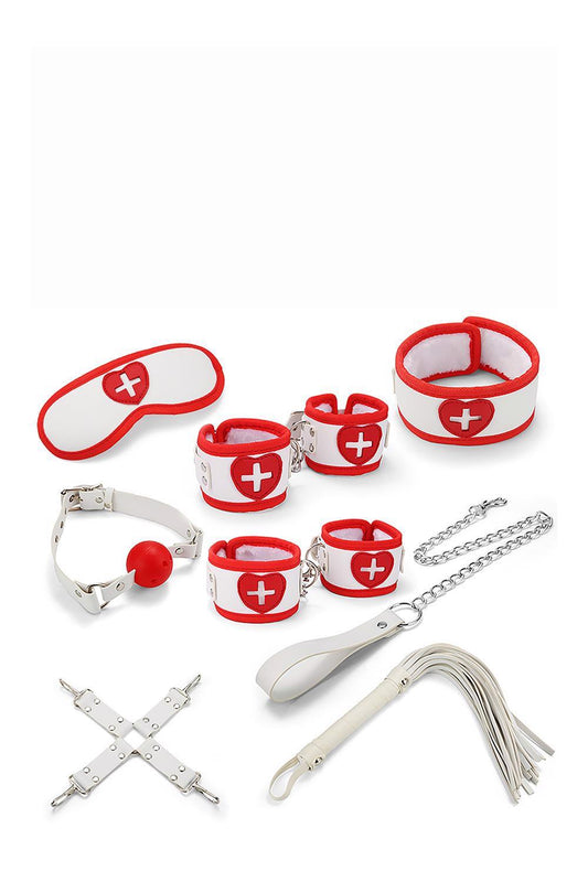 1-Zestaw bondage BDSM fetish pielęgniarka 8 sztuk-1