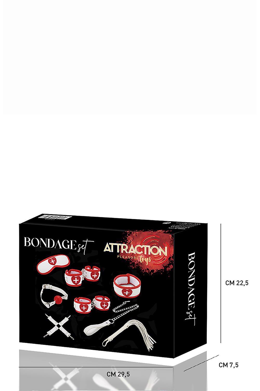 4-Zestaw bondage BDSM fetish pielęgniarka 8 sztuk-4