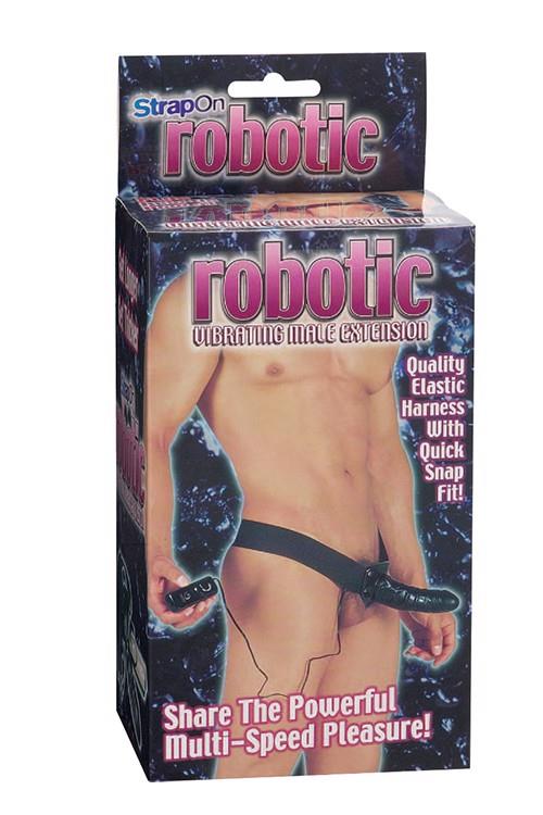 1-Proteza-ROBOTIC MALE STRAP-ON BLACK-1