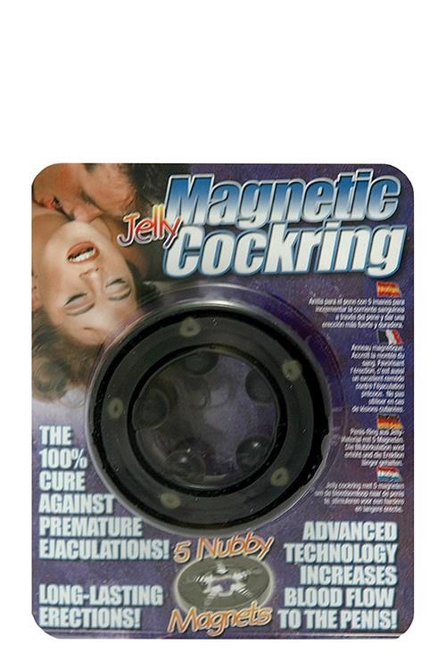 1-Pierścień-MAGNETIC COCK RING - SMOKE-1