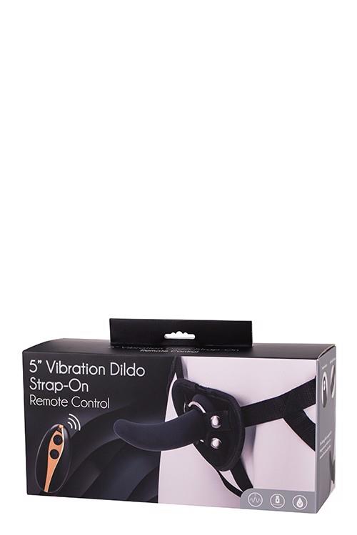 2-5INCH VIBRATION DILDO STRAP-ON BLACK-2