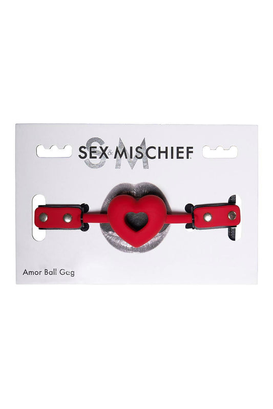 1-Knebel kulkowy w kształcie serca BDSMpoczątkujący-1