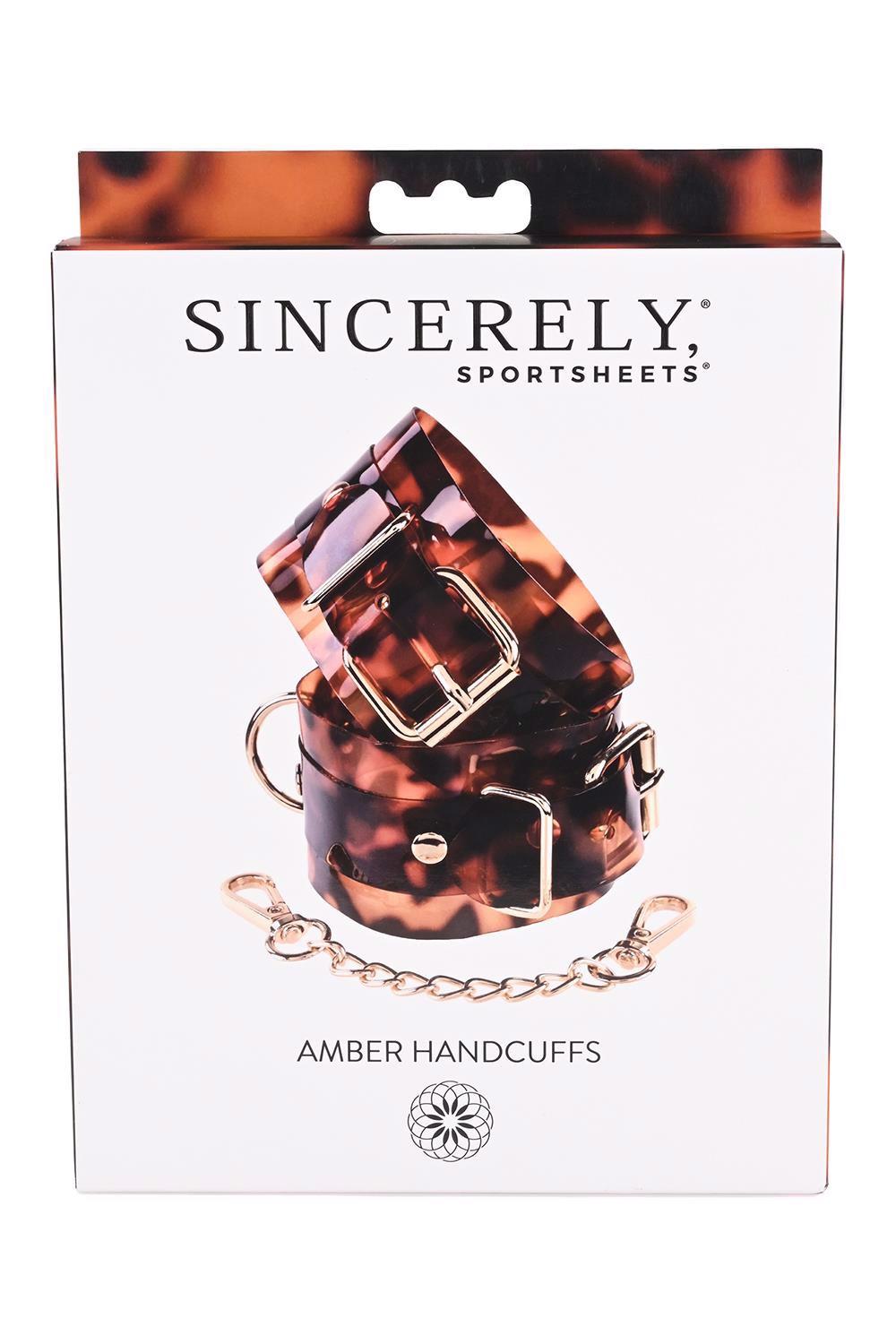 4-SPORTSHEETS AMBER HAND CUFFS-4
