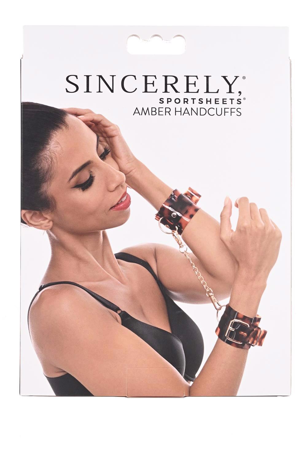 5-SPORTSHEETS AMBER HAND CUFFS-5