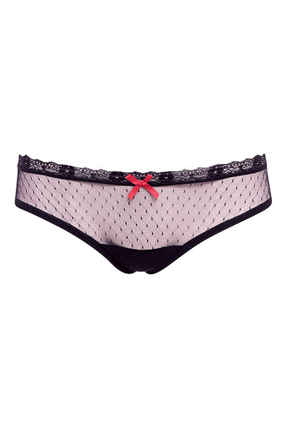 6-BARELY BARE PEEK A BOO BUTT BLACK-6