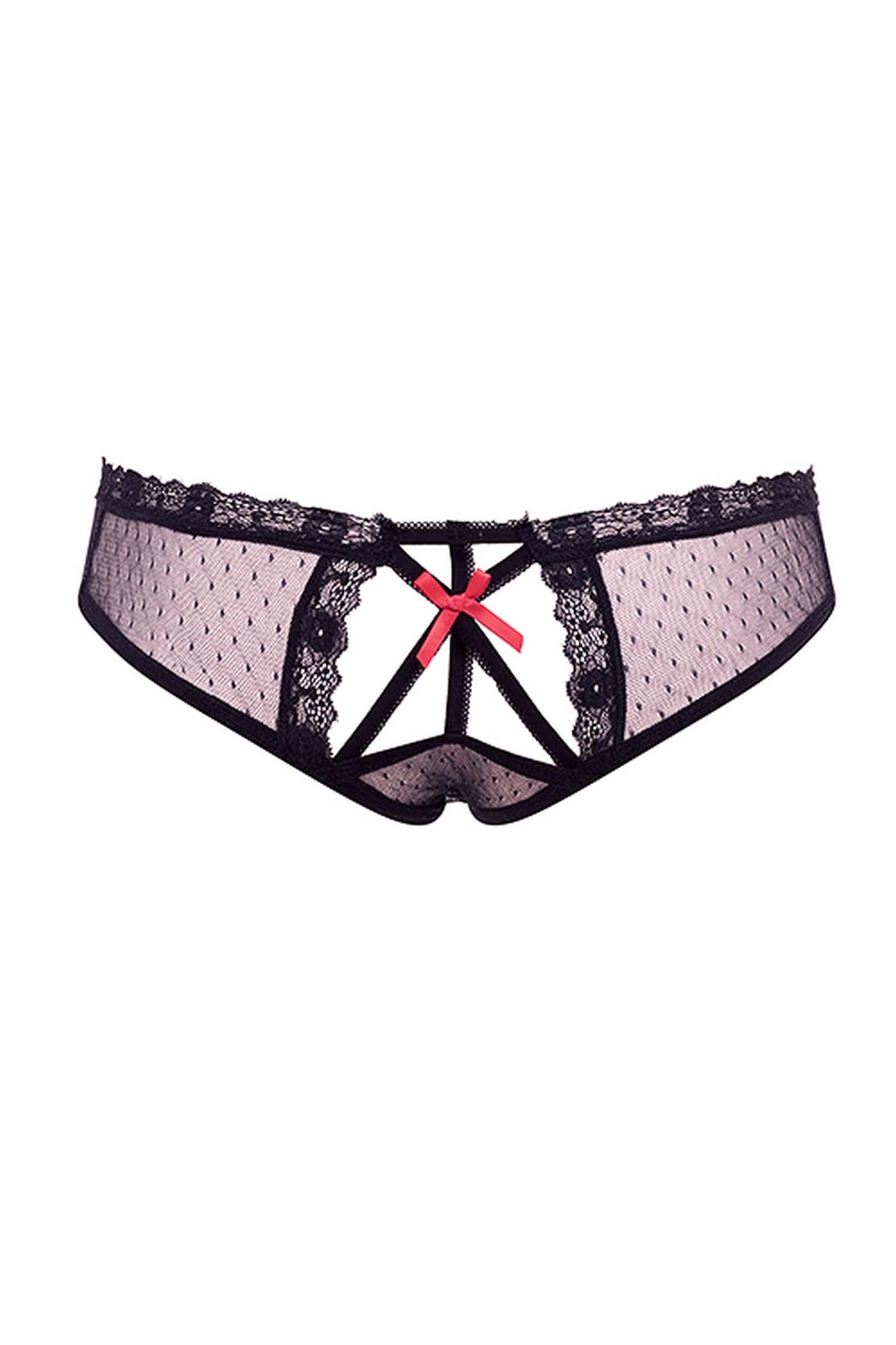 8-BARELY BARE PEEK A BOO BUTT BLACK-8