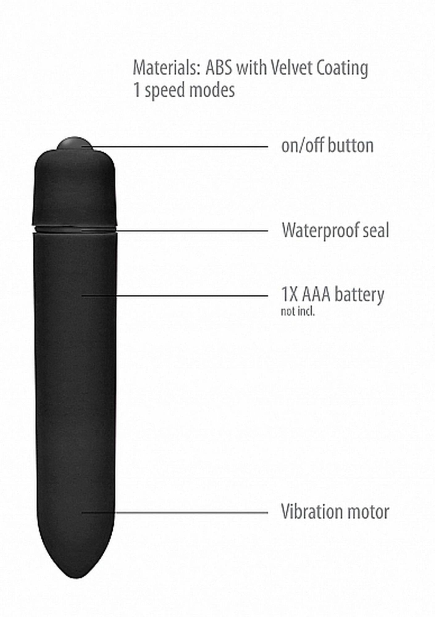 8-Mini wibrator mały masażer bullet pocisk sex 9cm-8