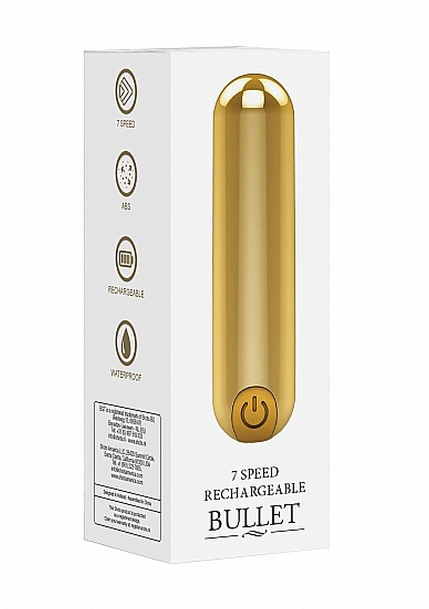 2-10 Speed Rechargeable Bullet - Gold-2
