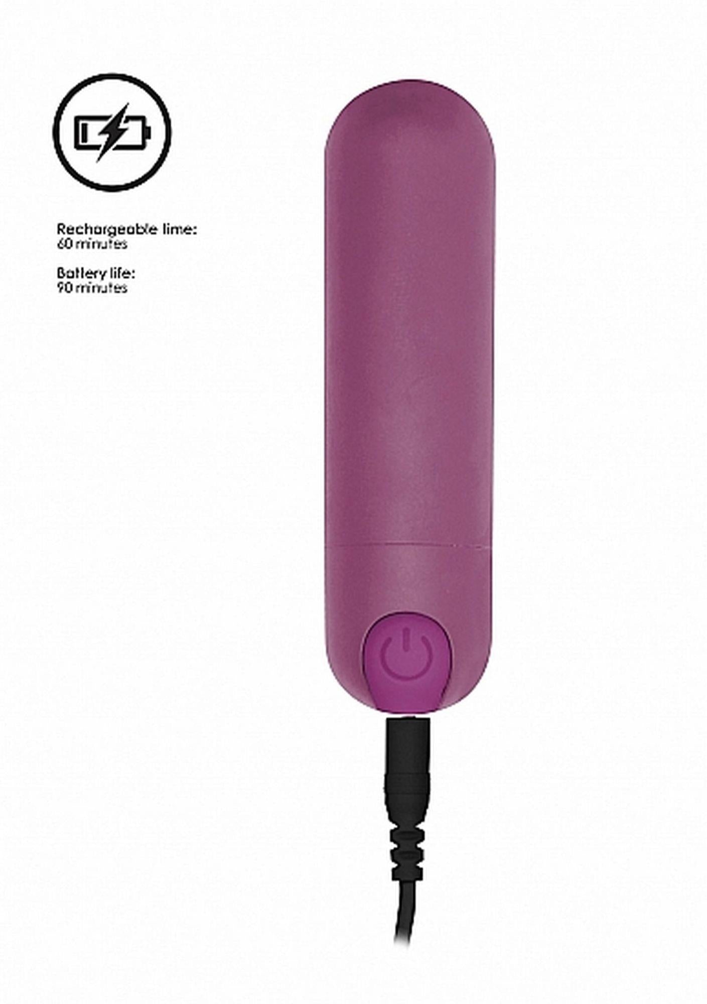 7-10 Speed Rechargeable Bullet - Purple-7