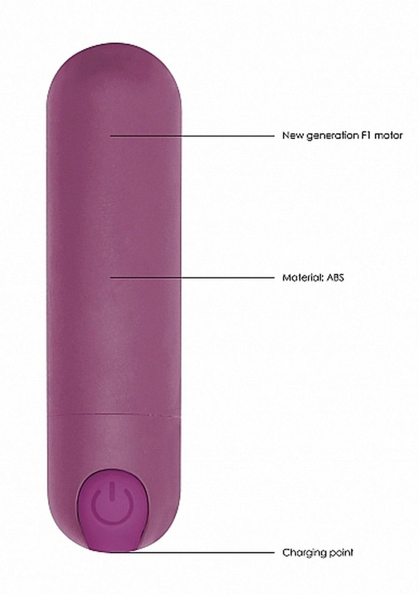 8-10 Speed Rechargeable Bullet - Purple-8