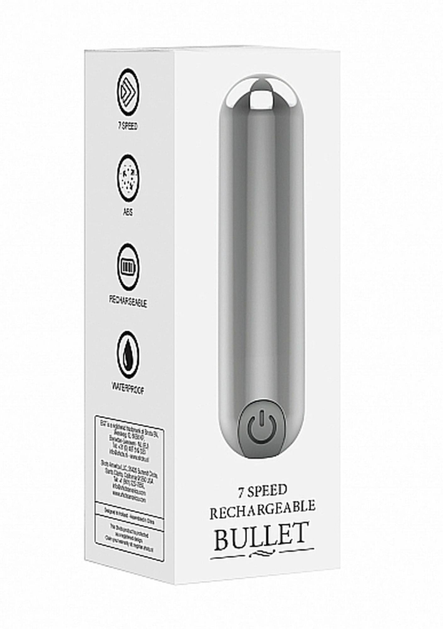 2-10 Speed Rechargeable Bullet - Silver-2
