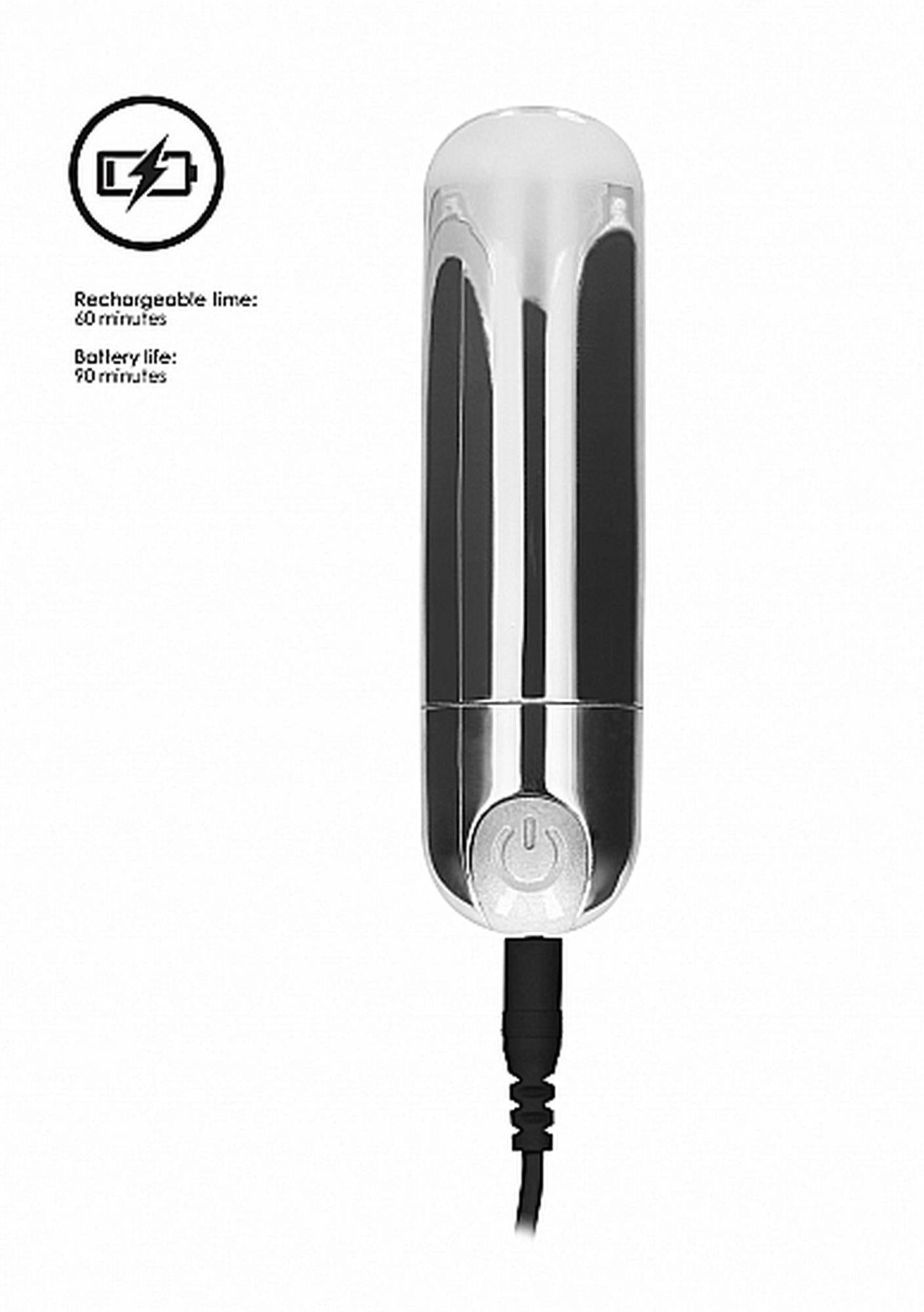 7-10 Speed Rechargeable Bullet - Silver-7