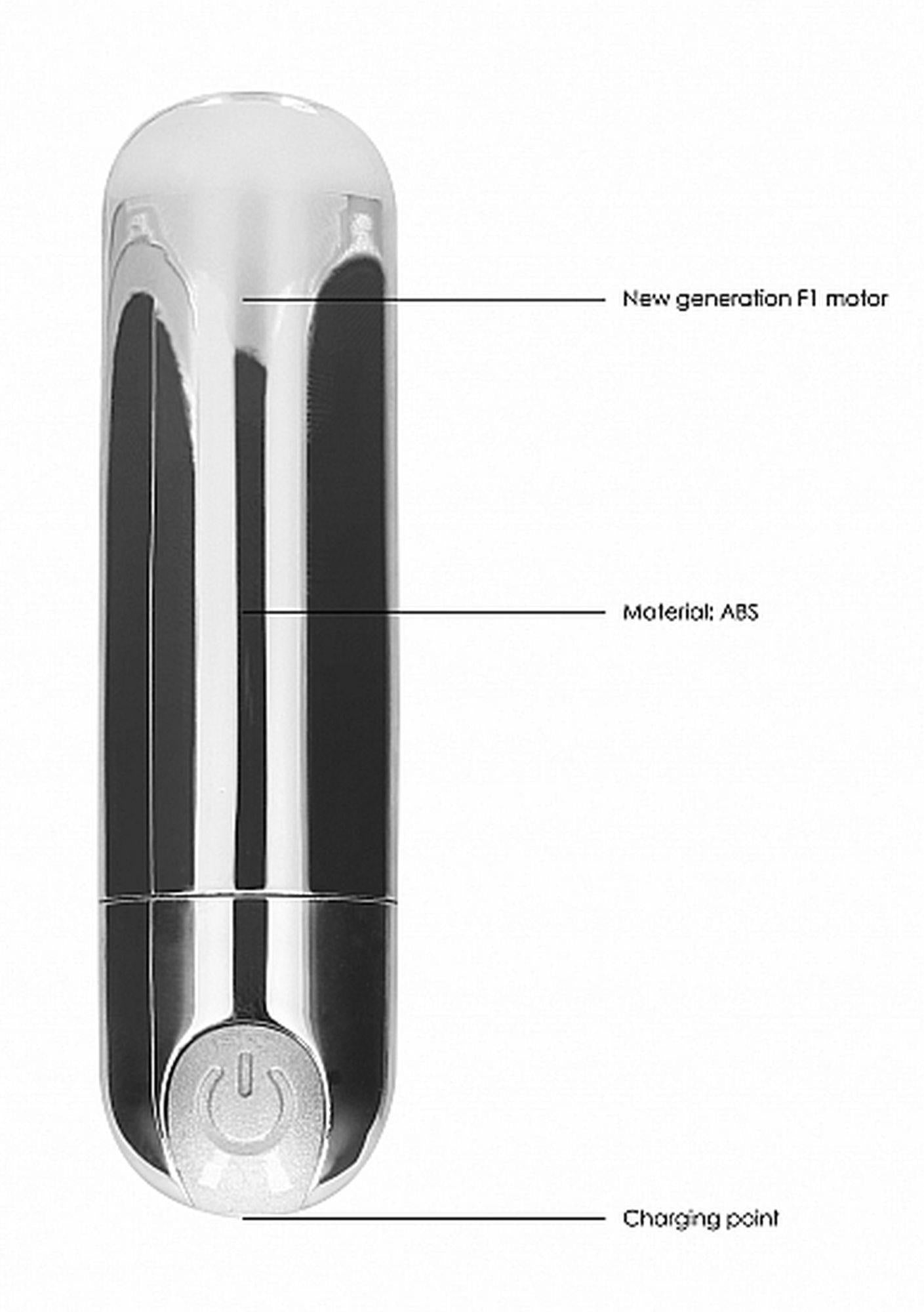 8-10 Speed Rechargeable Bullet - Silver-8