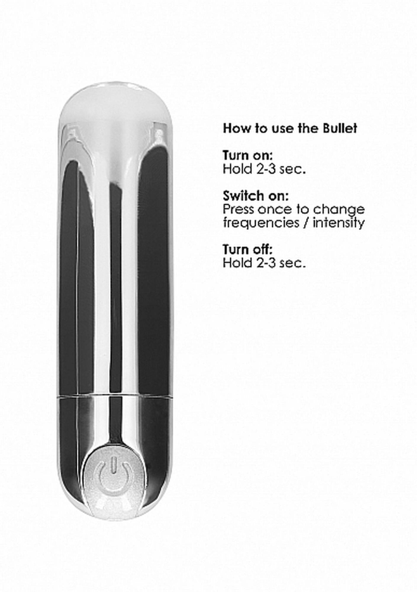 9-10 Speed Rechargeable Bullet - Silver-9