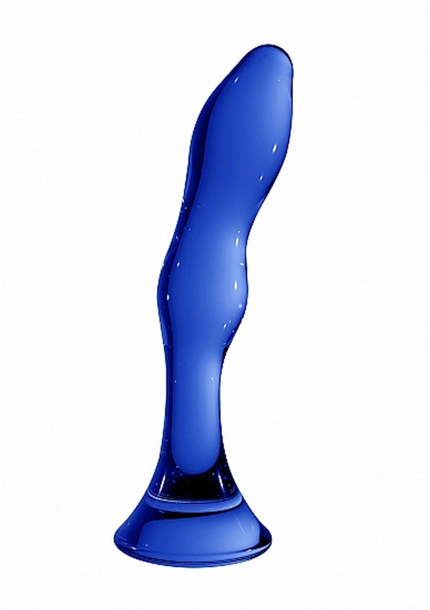 1-Szklane wodoodporne dildo do anusa i pochwy 15 cm-1