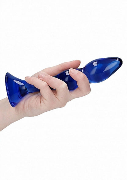8-Szklane wodoodporne dildo do anusa i pochwy 15 cm-8