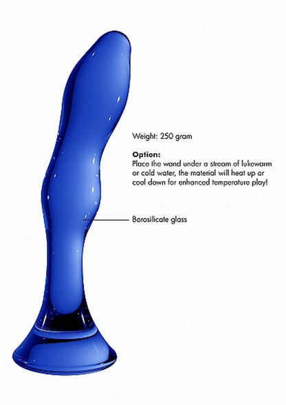 10-Szklane wodoodporne dildo do anusa i pochwy 15 cm-10