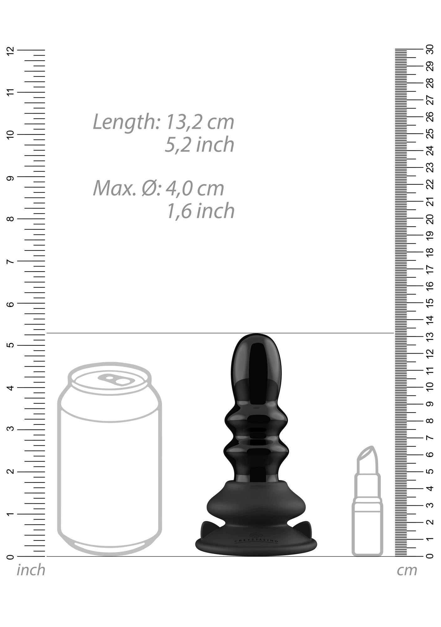 7-Dildo szklane z wibracjami na przyssawce-7