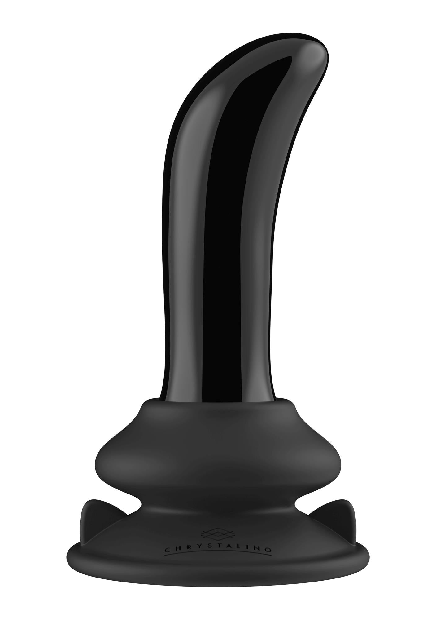 2-Dildo z odczepianą przyssawką szklane wibrujące-2