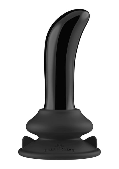 2-Dildo z odczepianą przyssawką szklane wibrujące-2