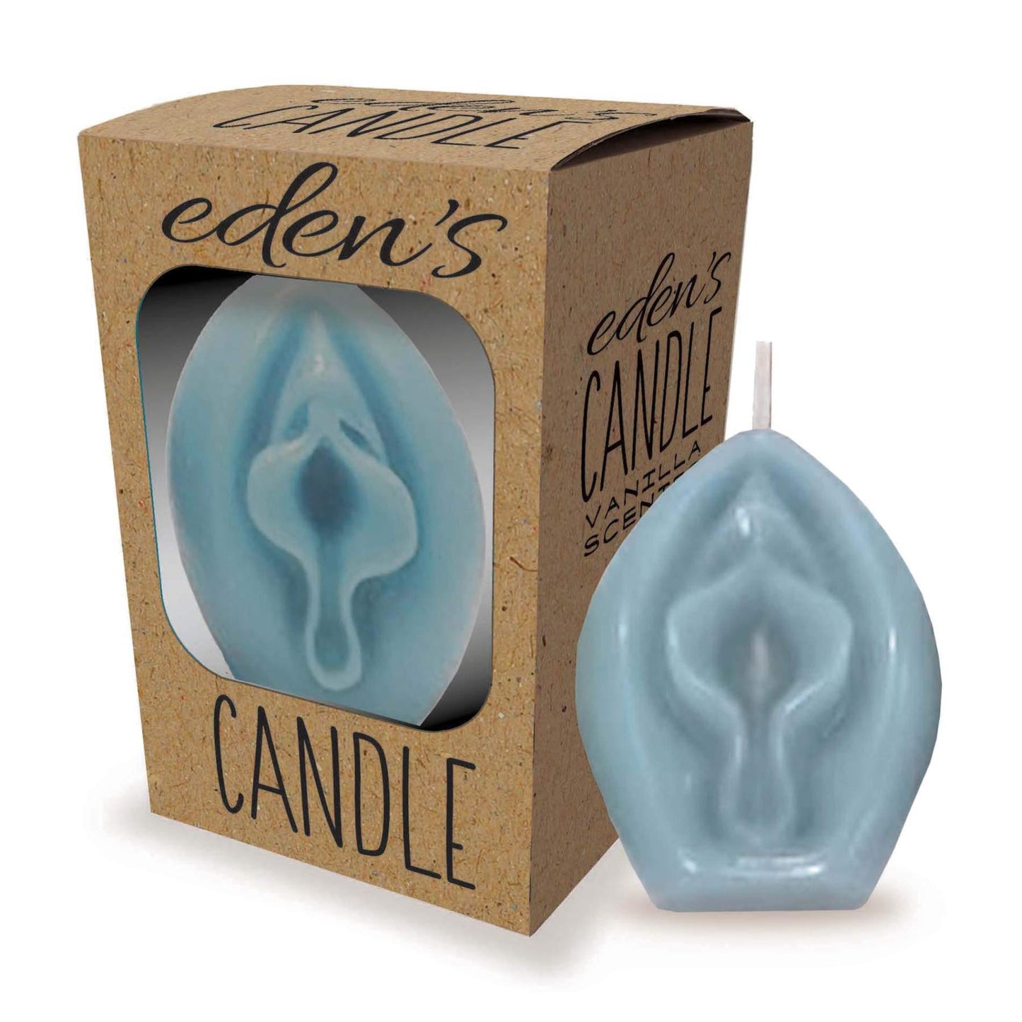 2-Eden’s Candle - Vanilla Scented Vagina - Blue-2