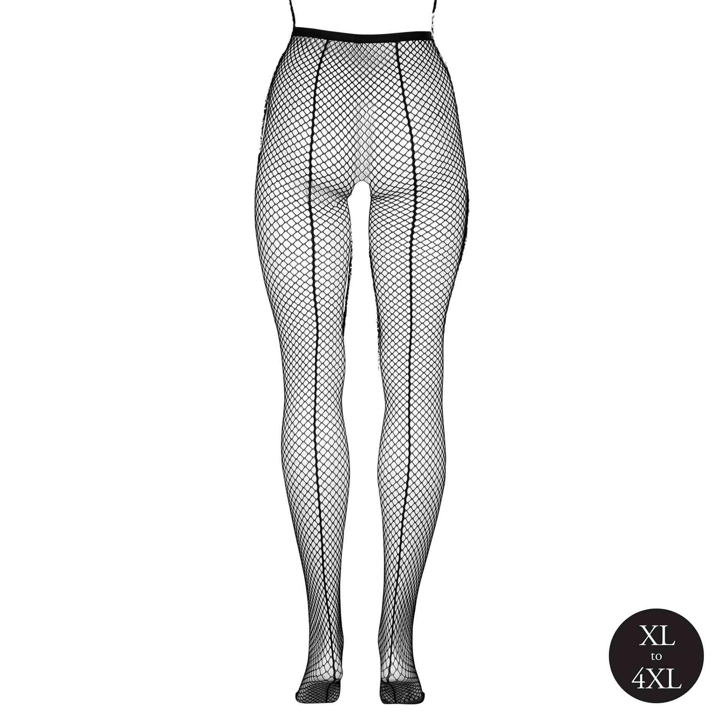 12-Panty with small fishnet structure.-12