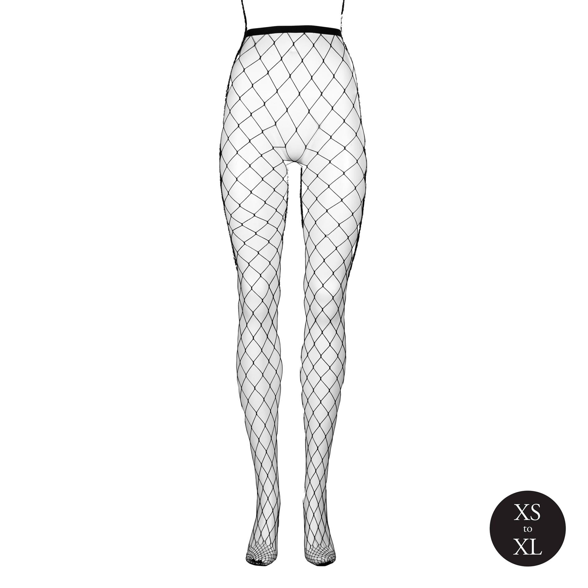 10-Panty with big fishnet structure.-10