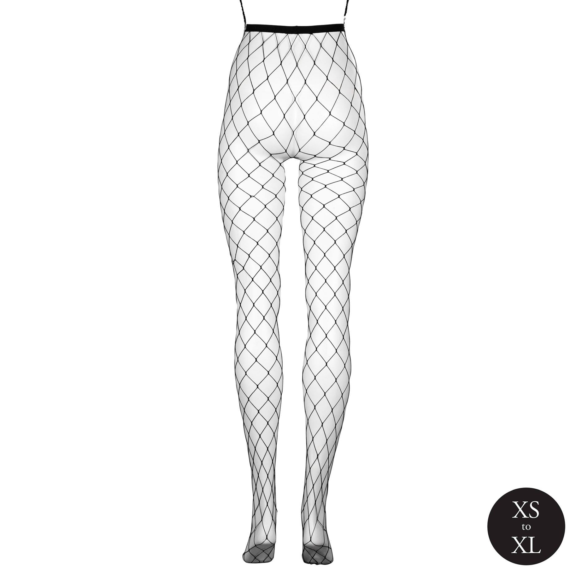 11-Panty with big fishnet structure.-11
