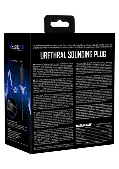 6-Elektrostymulator BDSM Vibrating Urethral Sounding - Black-6