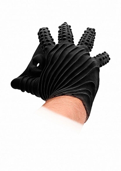 1-Masturbation Glove - Black-1