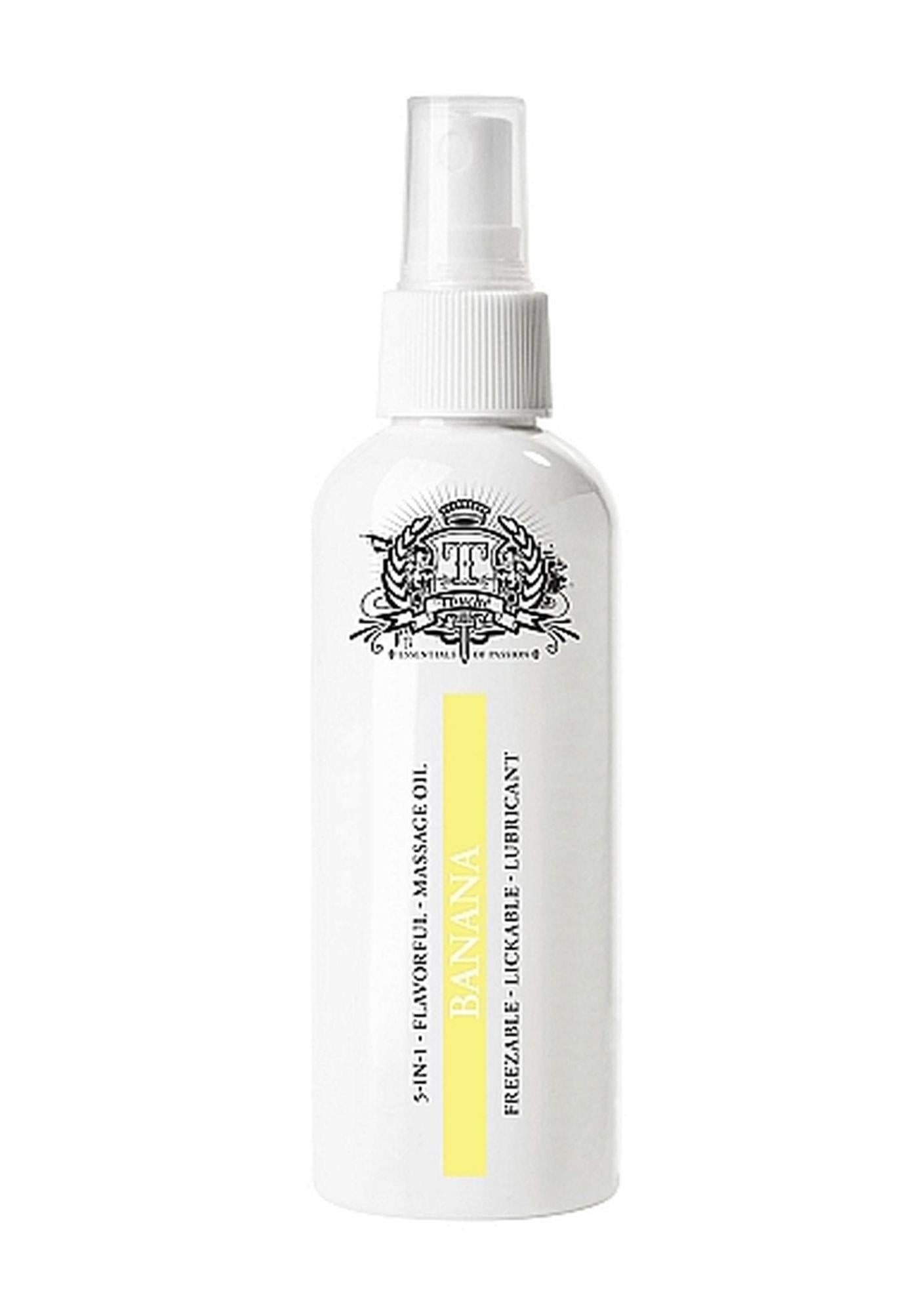 1-Poślizgowy jadalny żel do masażu 80ml banan sex-1