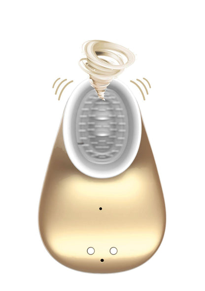 3-Twitch Hands - Free Suction & Vibration Toy - Gold-3