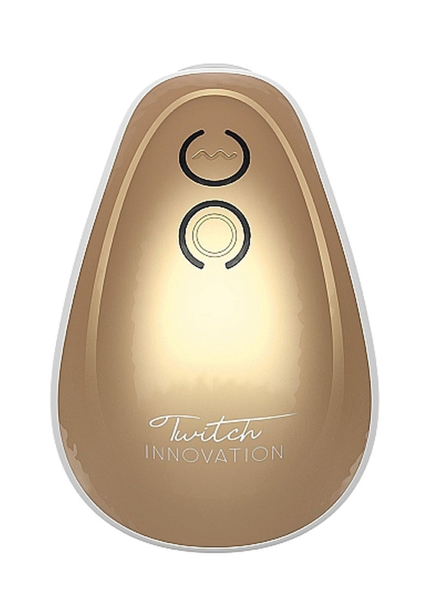 17-Twitch Hands - Free Suction & Vibration Toy - Gold-17