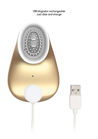 22-Twitch Hands - Free Suction & Vibration Toy - Gold-22