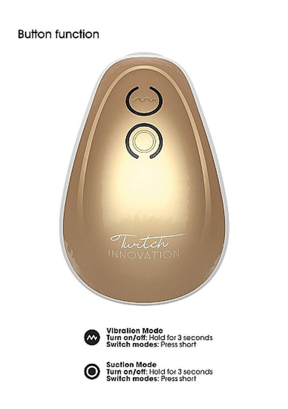 23-Twitch Hands - Free Suction & Vibration Toy - Gold-23