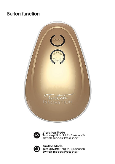 24-Twitch Hands - Free Suction & Vibration Toy - Gold-24