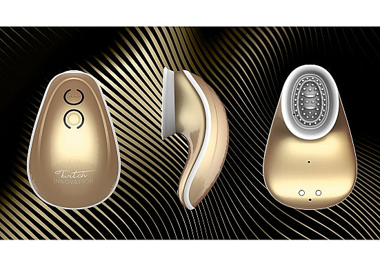 30-Twitch Hands - Free Suction & Vibration Toy - Gold-30