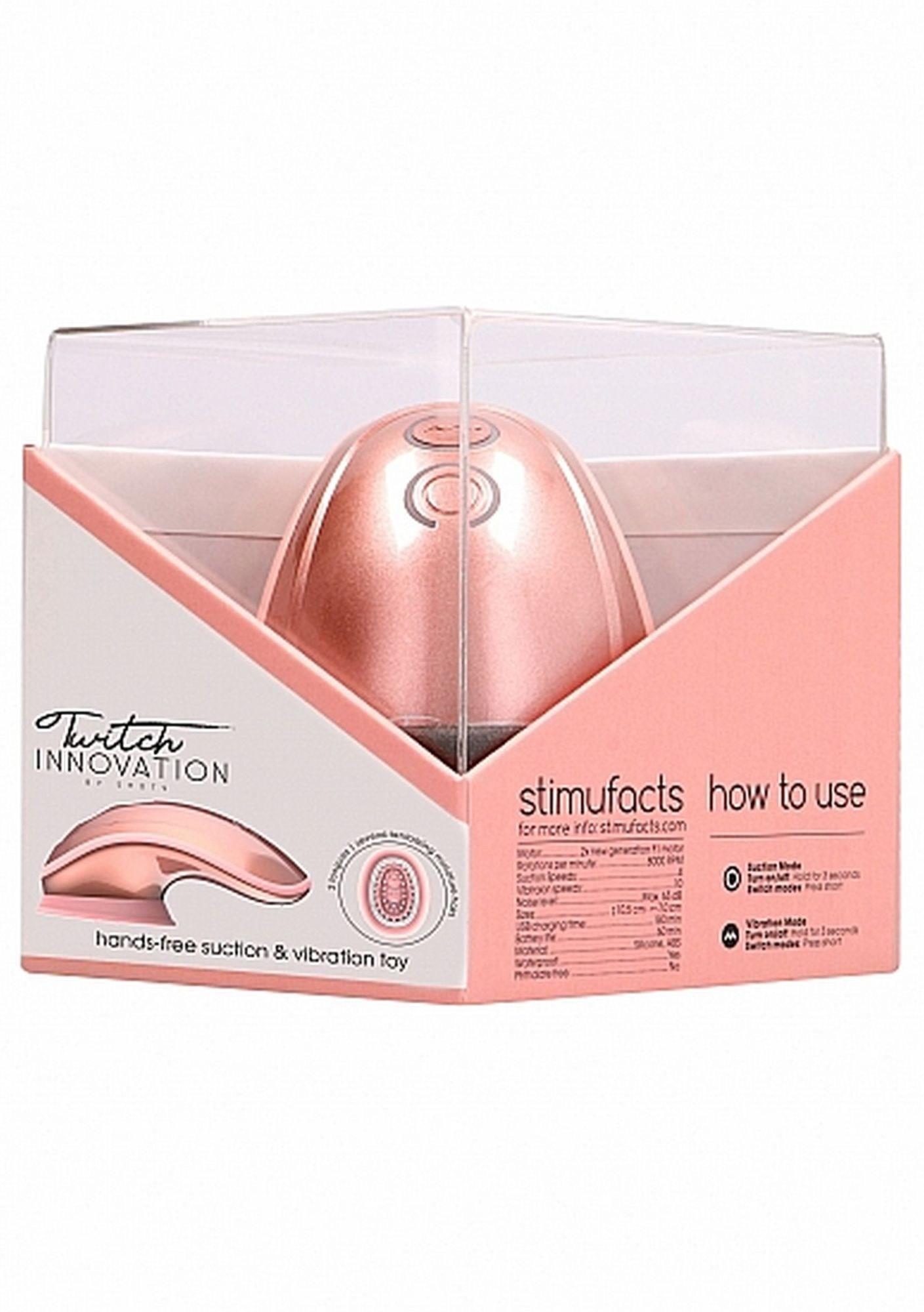 5-Twitch Hands - Free Suction & Vibration Toy - Rose-5