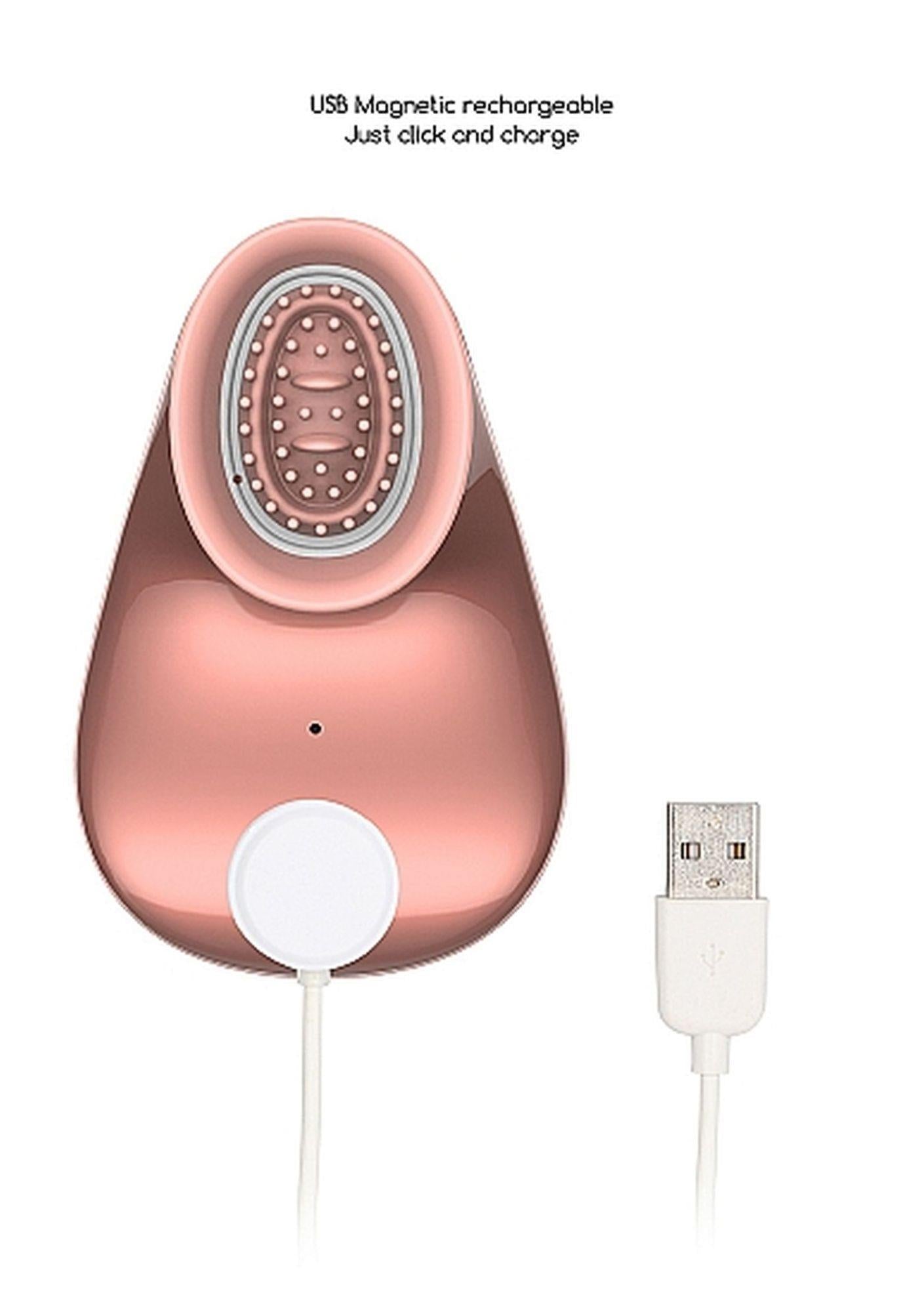 19-Twitch Hands - Free Suction & Vibration Toy - Rose-19