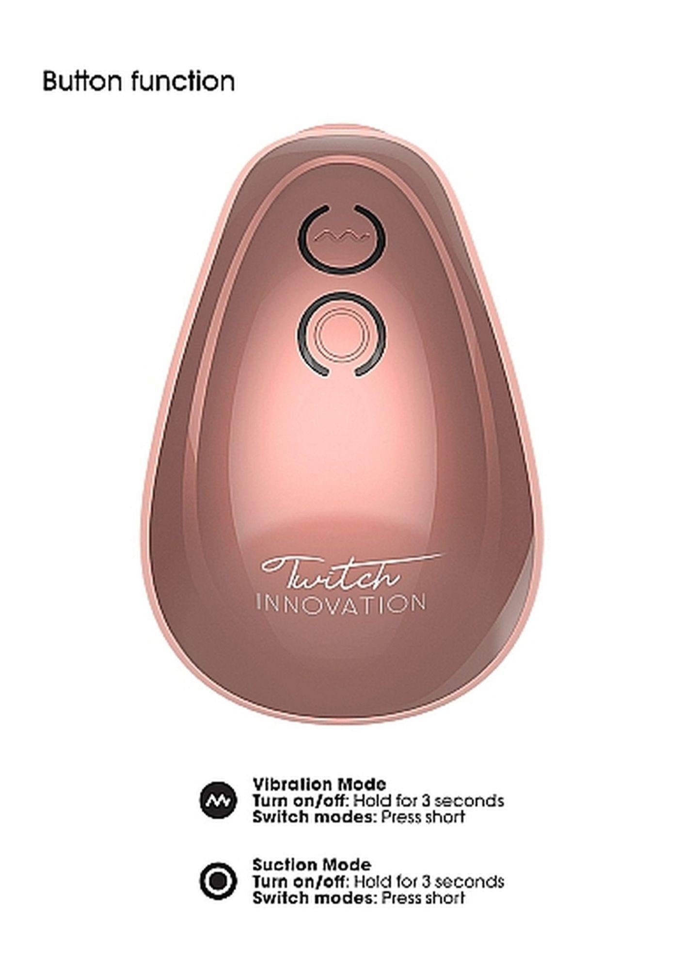 21-Twitch Hands - Free Suction & Vibration Toy - Rose-21