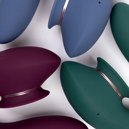 11-Twitch 3 - Rechargeable Vibrator & Suction - Silicone - 10 Speed - Forest Green-11
