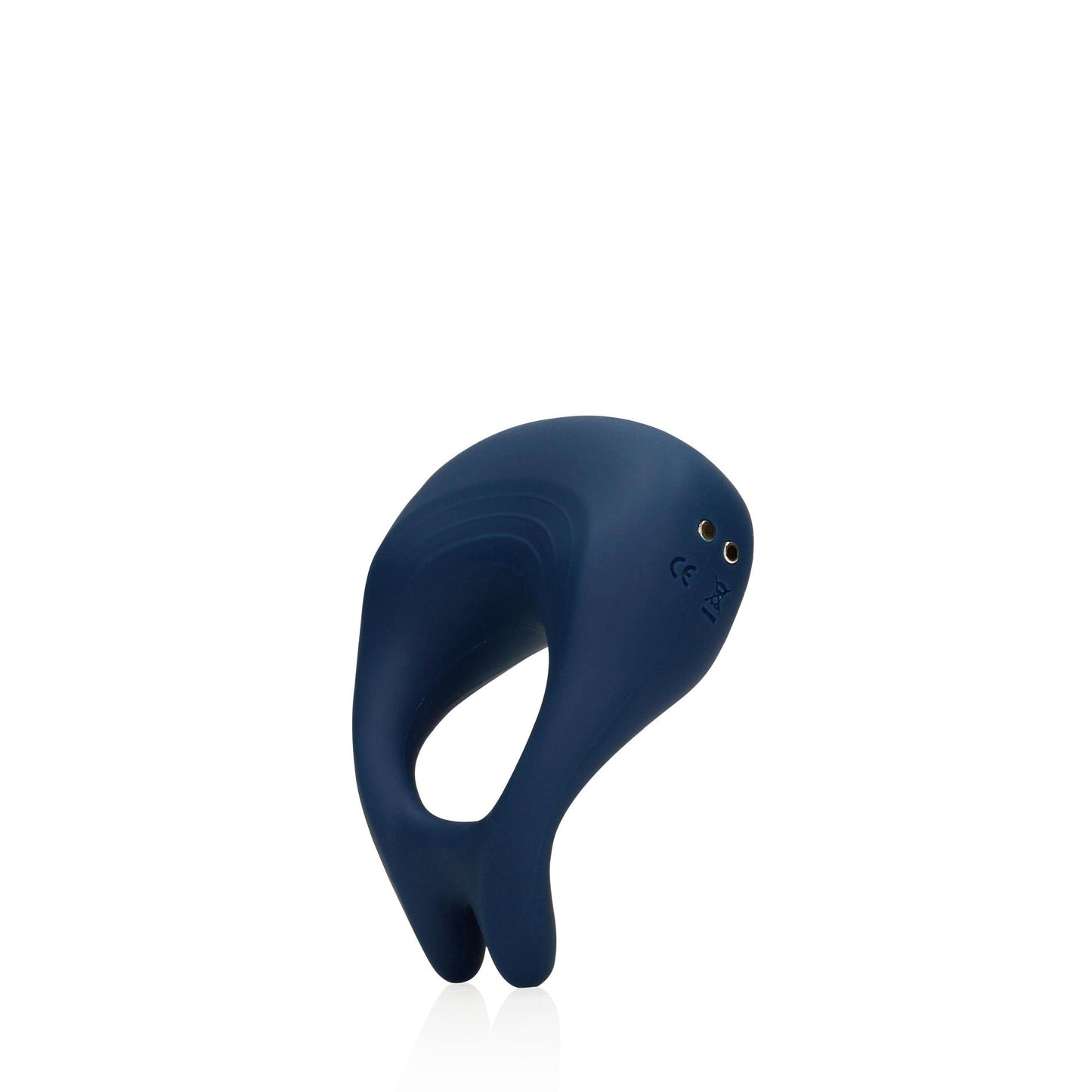 3-Pointed Vibrating Cock Ring - Baltic Blue-3
