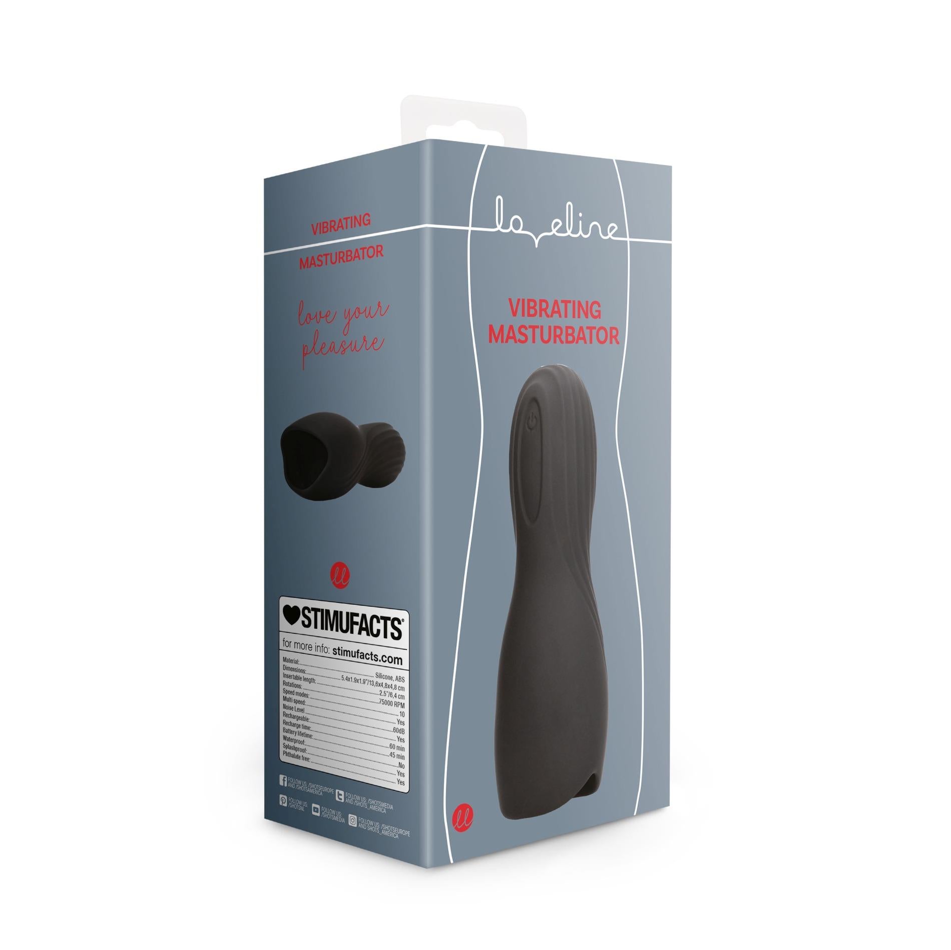 1-MASTURBATOR WIBRUJĄCY WODOODPORNY SILNE WIBRACJE 10 TRYBÓW USB-1